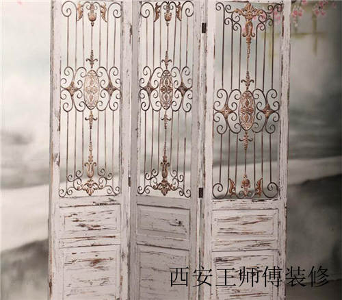 美式隔断装修效果图 居室划分学会用隔断一展风采