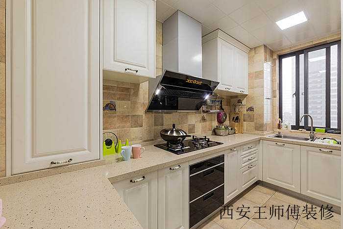 简约美式风格家居厨房设计装潢图