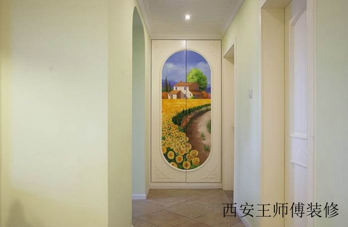 家居过道田园风格装修图