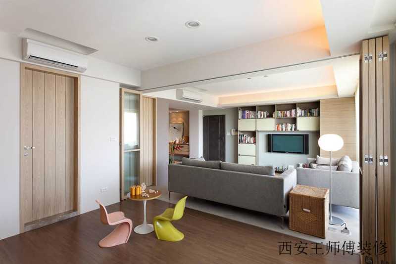 简约创意现代风格二居家装收纳柜设计图