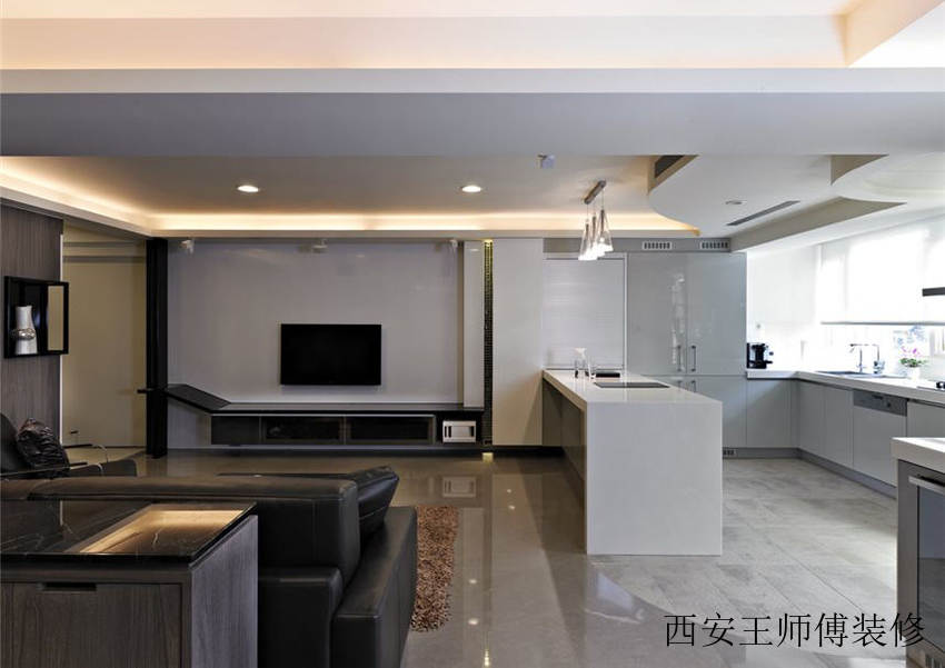 简约现代开放式厨房设计