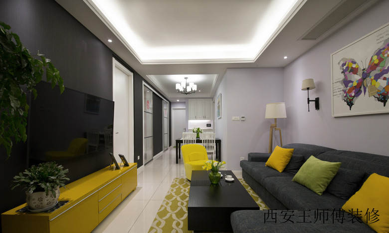现代简约客厅家具装饰图
