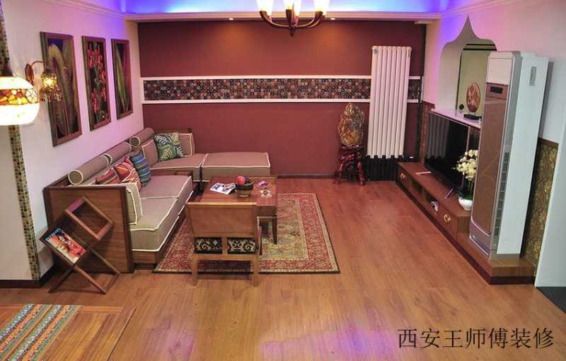 东南亚风情客厅精装样板间欣赏图