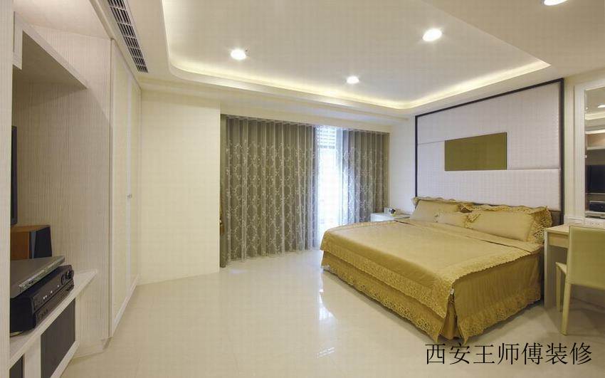 现代别墅卧室装修效果图