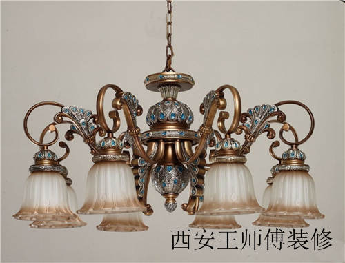 欧式灯具图片分享 客厅里的欧式灯具该怎么选择