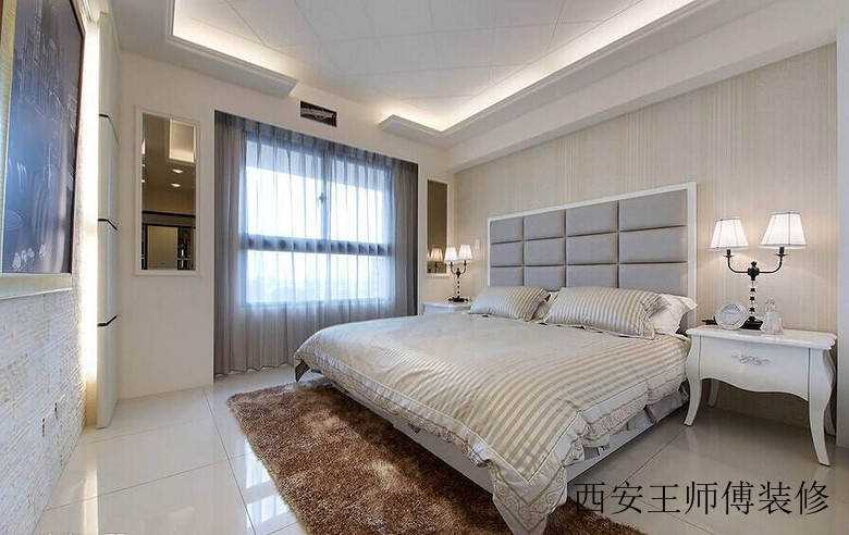 明亮简欧设计装修风格卧室布置效果图