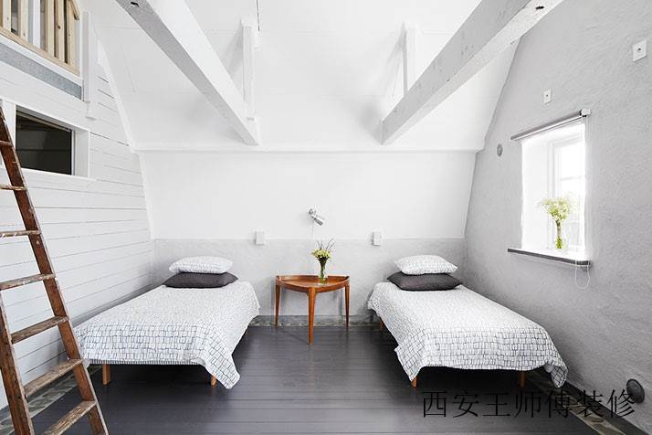 北欧工业风卧室装修图