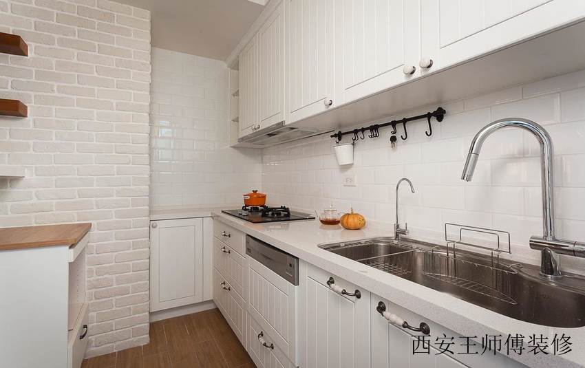 简约美式厨房简易装修案例图