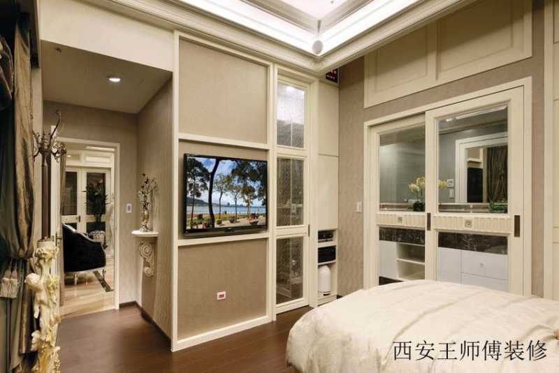 简欧卧室电视背景墙设计