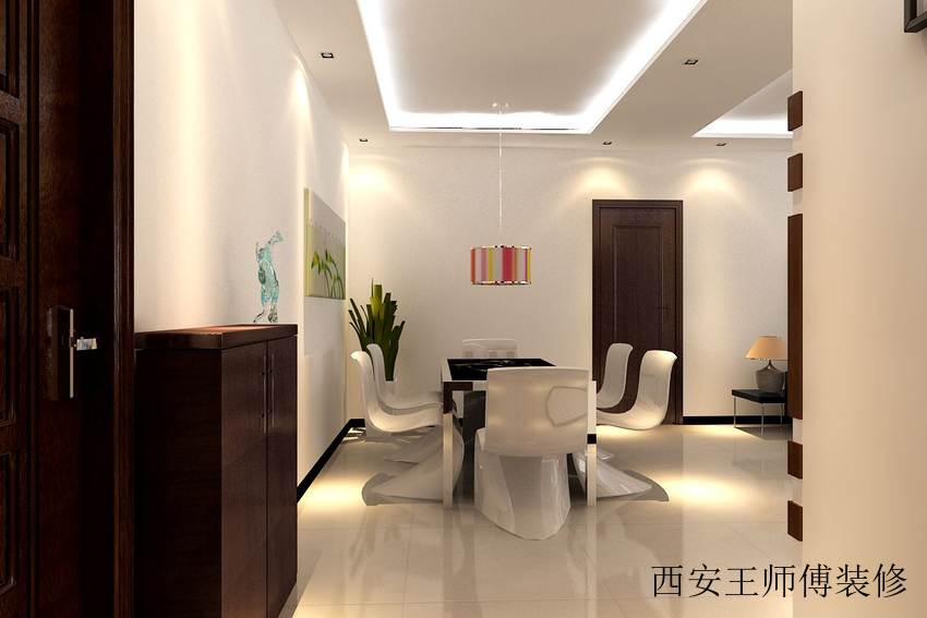 时尚现代家装餐厅简约装饰图