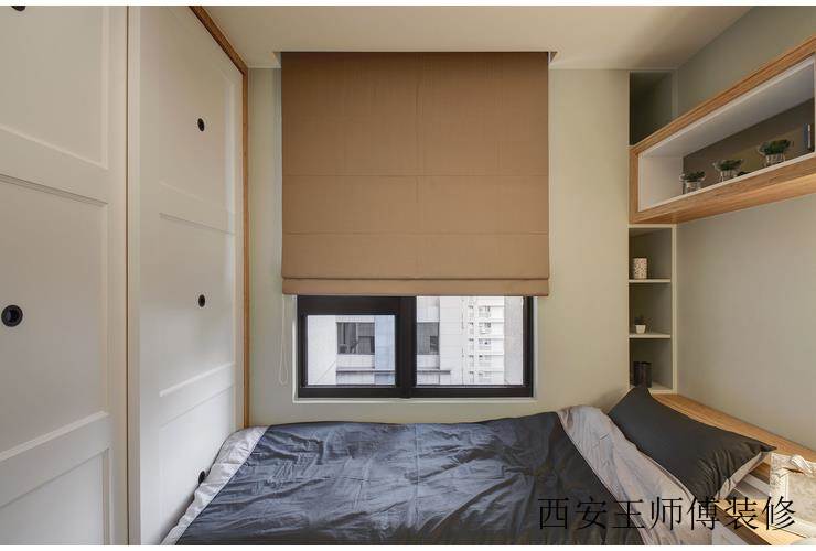 现代简约风卧室窗帘设计