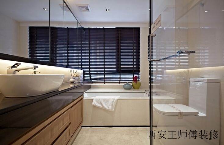 简约时尚现代卫生间设计装潢效果图
