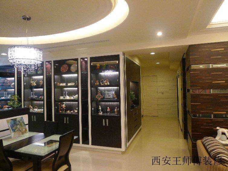 现代美式装修家居收纳柜设计