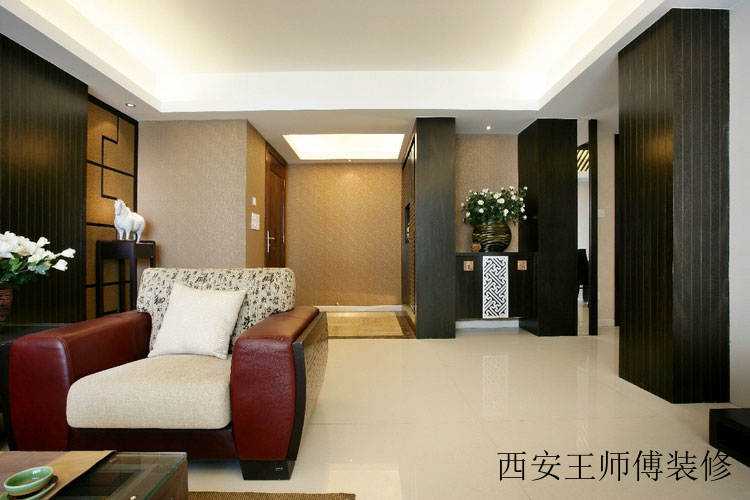 新中式风格家居设计隔断效果图