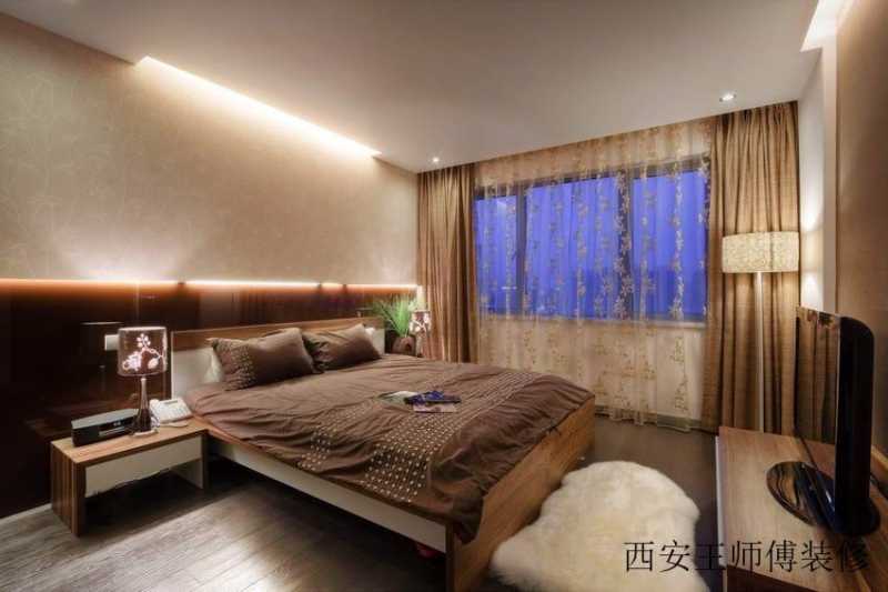 时尚现代风格卧室布置搭配效果图