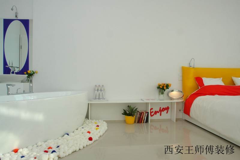清新暖意简约主卧软装点缀装饰图