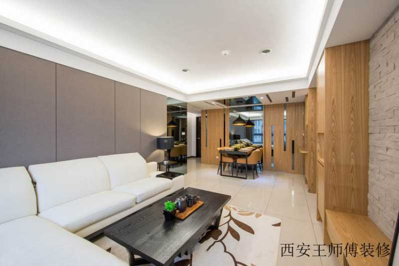 时尚简约客厅茶几装饰图