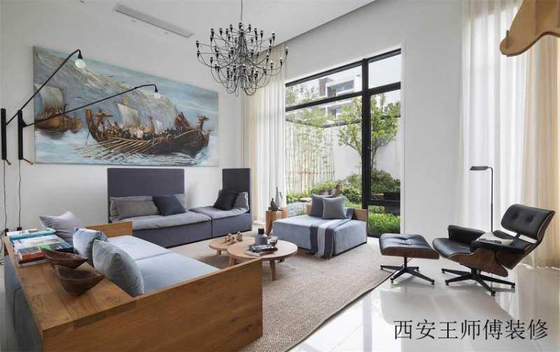 宜家装修风格家居客厅软装装饰效果图