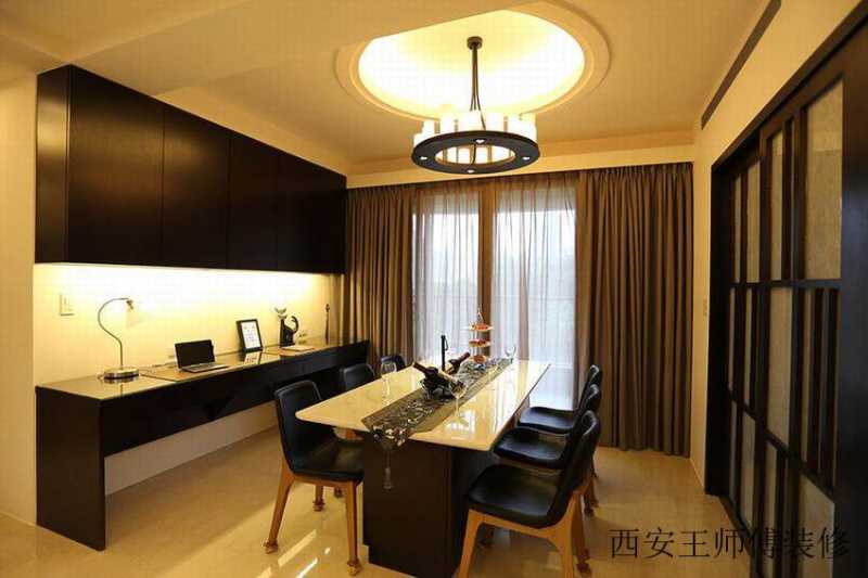 简欧风格餐厅家装效果图