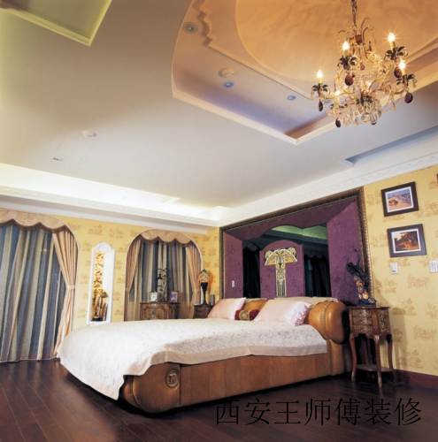 豪华欧式风格卧室装潢案例图