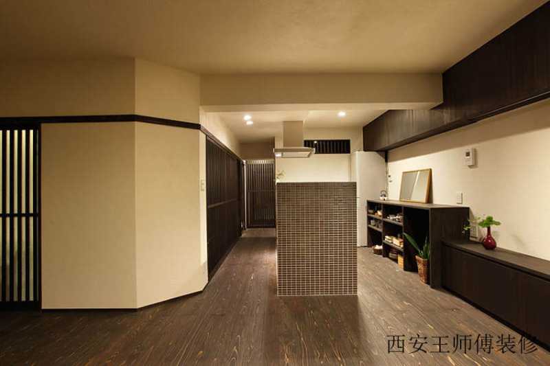古朴日式风格家装格局布置效果图