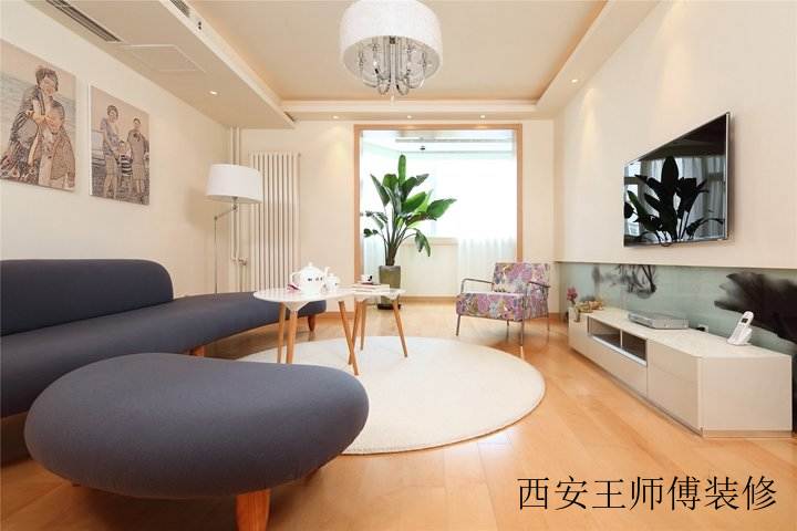 唯美简约客厅装修设计