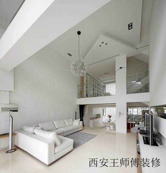 时尚简约客厅吊顶设计