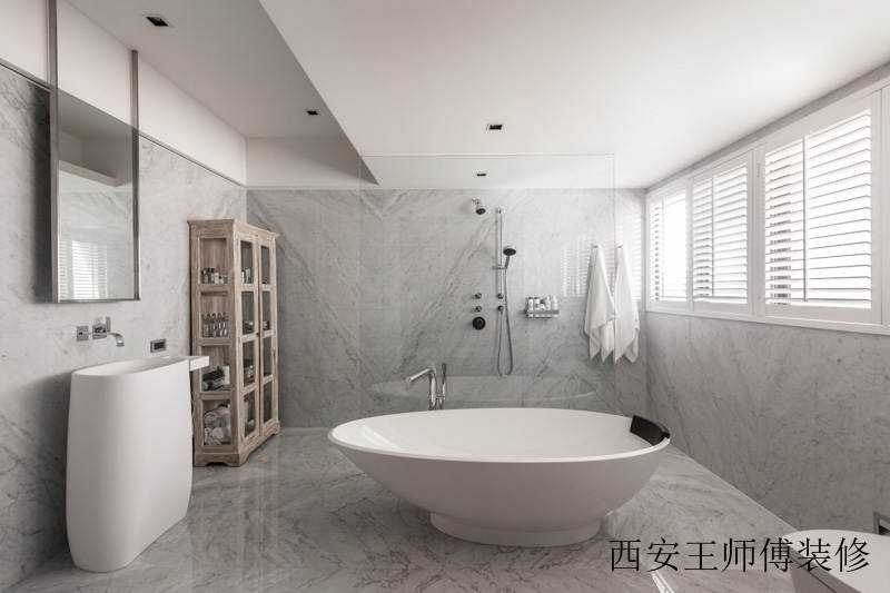 时尚现代大理石卫生间装饰图