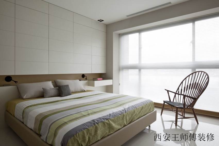 简约现代装修卧室案例图