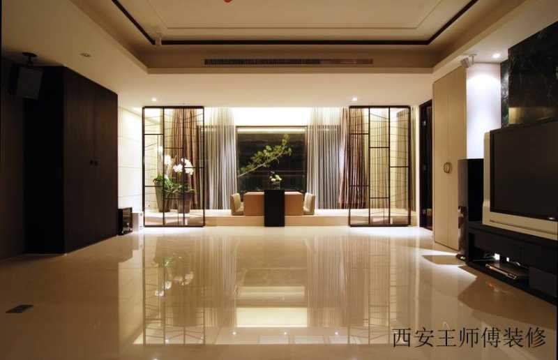 现代中式风家居隔断效果图