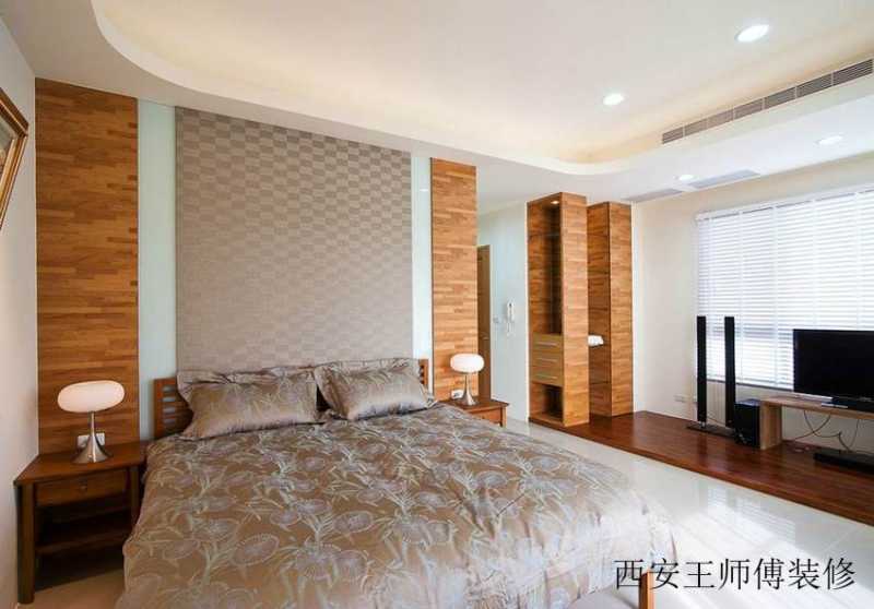 时尚潮流简约现代卧室装修效果图