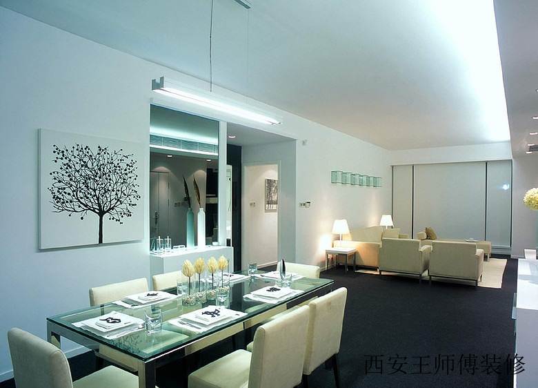 简约艺术气息餐厅装修图片