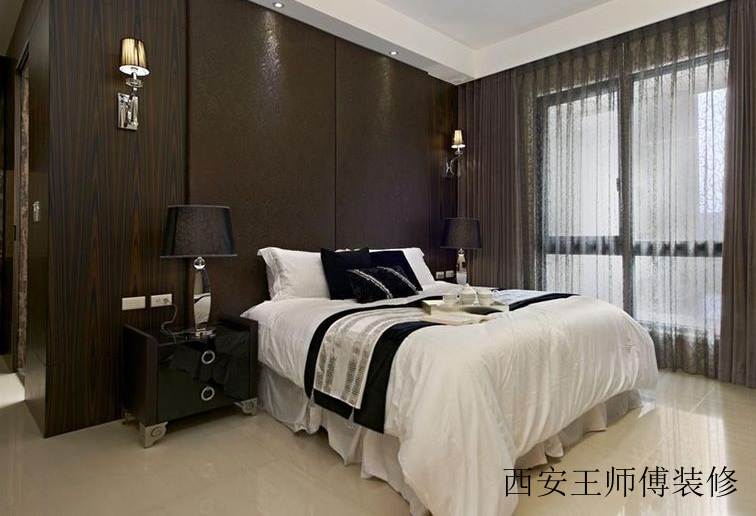 舒适简约现代公寓卧室装饰效果图