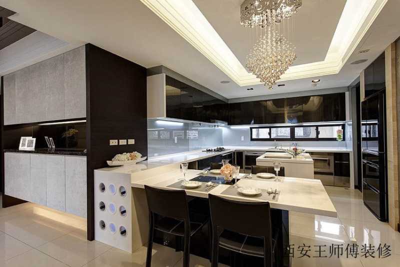 时尚摩登简约餐厨房吊顶效果图