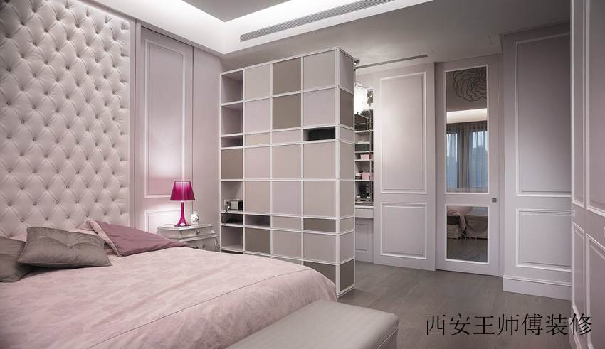 现代设计卧室柜子隔断效果图