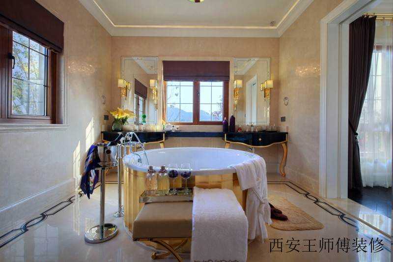 华丽现代欧式别墅浴室装饰图