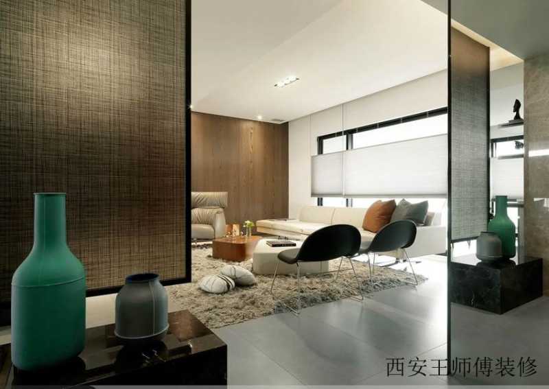现代简约风格家装隔断装饰效果图