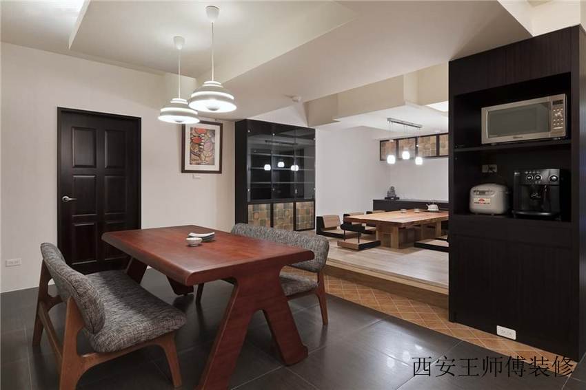 时尚现代美式餐厅设计装修欣赏图