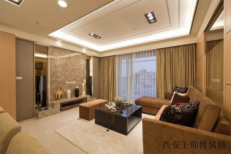 现代美式客厅软装设计