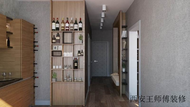 典雅现代家居酒柜装饰图