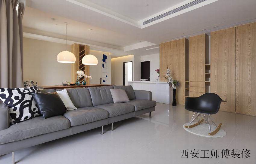 简洁北欧室内座椅装饰图