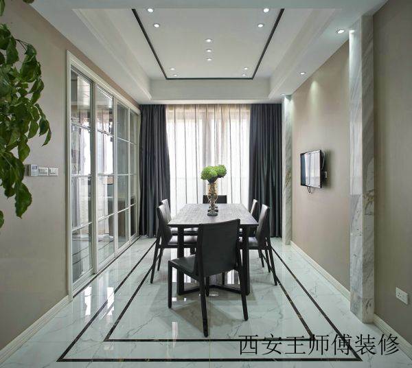 高档现代家居餐厅装修案例图