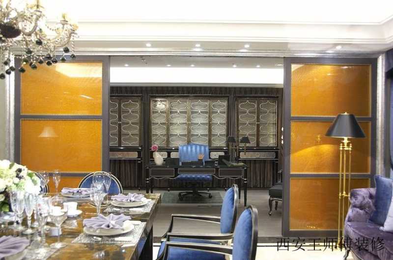 古典欧式风 家居推拉门隔断设计