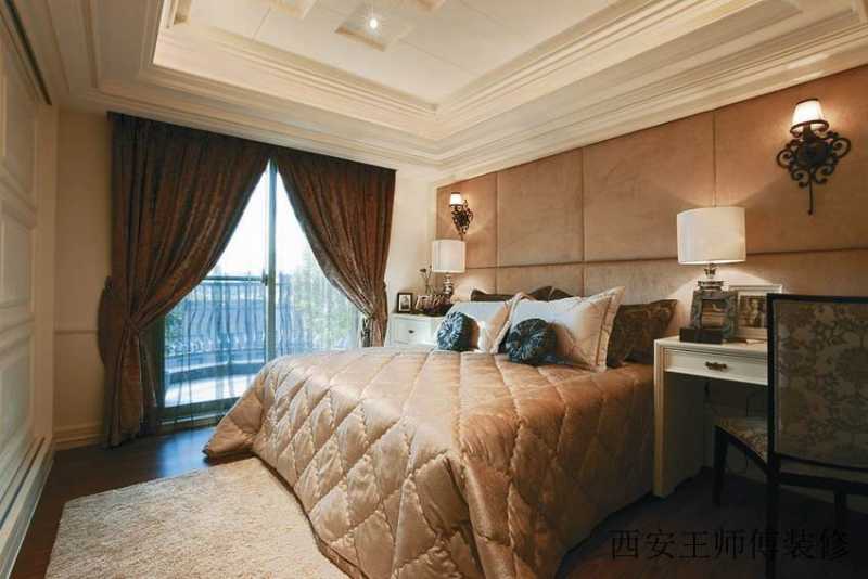 欧式风格主卧阳台隔断设计