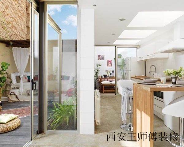 时尚混搭小别墅厨房装修设计