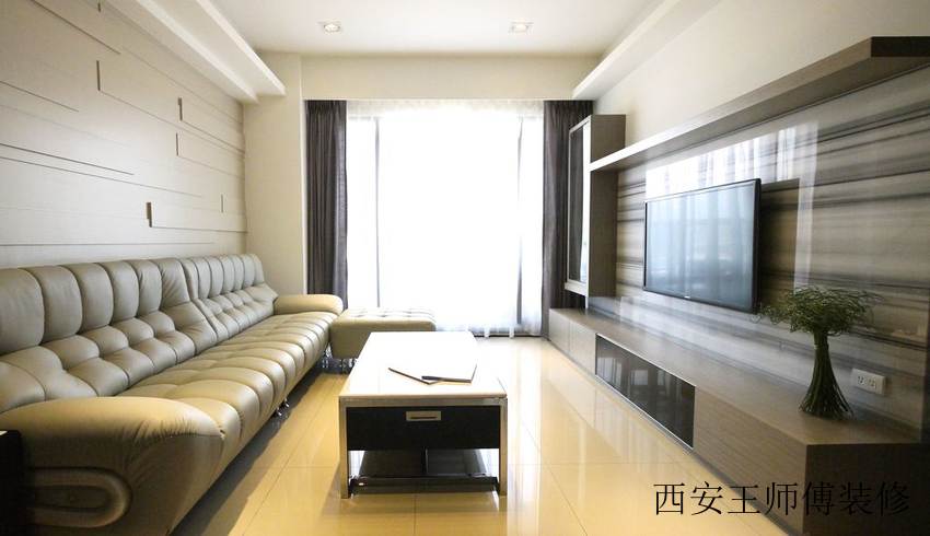 简约两居客厅沙发装饰效果图