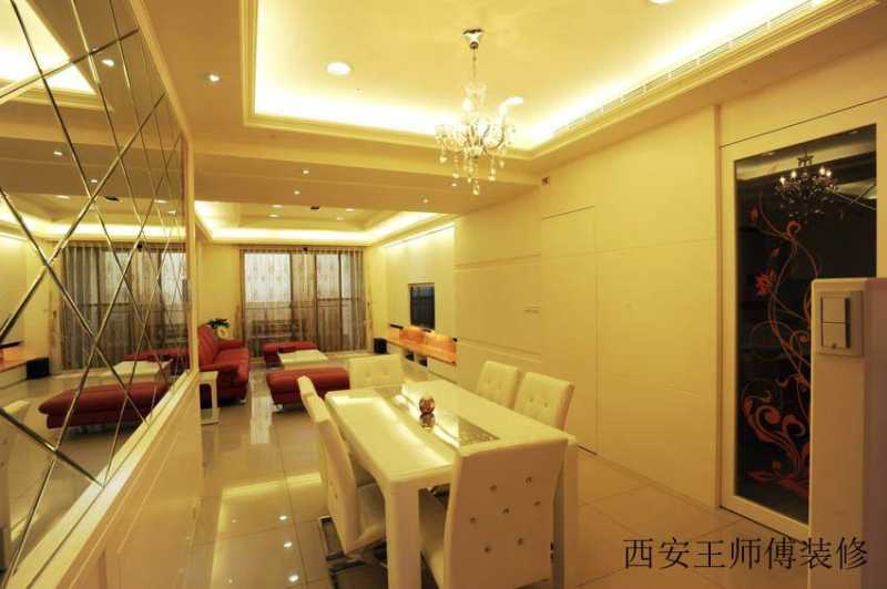 时尚简约餐厅软装设计