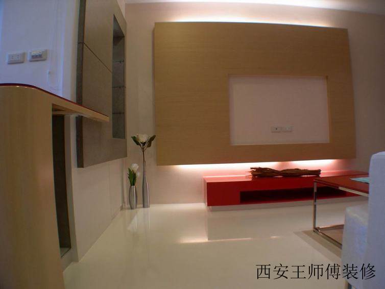 现代家居客厅电视背景墙设计