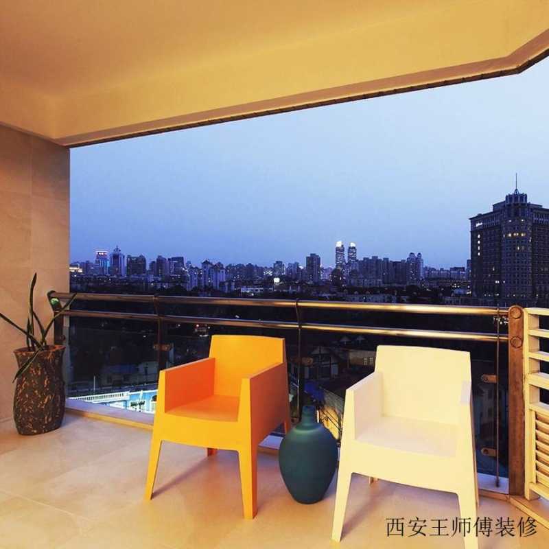 简约家居阳台休闲椅装饰