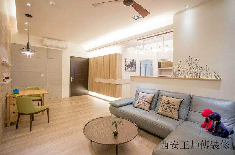 清新舒适简约现代小户型装修图
